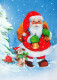 PAPÁ NOEL NAVIDAD Fiesta Vintage Tarjeta Postal CPSM #PAJ599.ES - Santa Claus