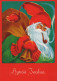 PAPÁ NOEL NAVIDAD Fiesta Vintage Tarjeta Postal CPSM #PAJ740.ES - Santa Claus