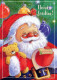 PAPÁ NOEL NAVIDAD Fiesta Vintage Tarjeta Postal CPSM #PAJ807.ES - Santa Claus