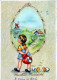 OSTERN KINDER Vintage Ansichtskarte Postkarte CPSM #PBO294.DE - Easter