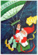 WEIHNACHTSMANN SANTA CLAUS Neujahr Weihnachten Vintage Ansichtskarte Postkarte CPSM #PBL501.DE - Santa Claus