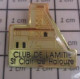 912c Pin's Pins / Beau Et Rare / THEME : VILLES / ST CLAIR DE HALOUZE CLUB DE L'AMITIE MINE MINEUR - Steden