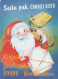 PÈRE NOËL Bonne Année Noël Vintage Carte Postale CPSM #PAU543.FR - Santa Claus