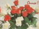 FLEURS Vintage Carte Postale CPSM #PAS644.FR - Blumen