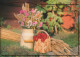 FLEURS Vintage Carte Postale CPSM #PAR499.FR - Flowers