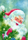 PÈRE NOËL NOËL Fêtes Voeux Vintage Carte Postale CPSM #PAJ874.FR - Santa Claus