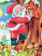 PÈRE NOËL NOËL Fêtes Voeux Vintage Carte Postale CPSMPF #PAJ399.FR - Santa Claus