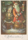 PAPÁ NOEL Feliz Año Navidad Vintage Tarjeta Postal CPSM URSS #PAU341.ES - Santa Claus