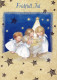 ANGEL CHRISTMAS Holidays Vintage Postcard CPSM #PAH195.GB - Angeles