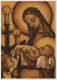 Vierge Marie Madone Bébé JÉSUS Religion Vintage Carte Postale CPSM #PBQ255.FR - Jungfräuliche Marie Und Madona