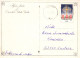 Bonne Année Noël BOUGIE Vintage Carte Postale CPSM #PBA054.FR - Nouvel An
