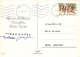 Bonne Année Noël BOUGIE Vintage Carte Postale CPSM #PAZ992.FR - Nouvel An