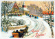 Buon Anno Natale CAVALLO Vintage Cartolina CPSM #PAW427.IT - Neujahr