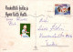 Buon Anno Natale CANDELA Vintage Cartolina CPSM #PAV518.IT - Nouvel An