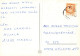 GATTO KITTY Animale Vintage Cartolina CPSM #PAM059.IT - Chats