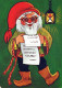 BABBO NATALE Natale Vintage Cartolina CPSM #PAK780.IT - Santa Claus