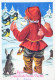 BABBO NATALE Natale Vintage Cartolina CPSM #PAK387.IT - Santa Claus