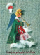 ANGELO Buon Anno Natale Vintage Cartolina CPSM #PAJ279.IT - Angels