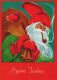 BABBO NATALE Natale Vintage Cartolina CPSM #PAJ743.IT - Santa Claus