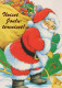 BABBO NATALE Natale Vintage Cartolina CPSM #PAJ535.IT - Santa Claus