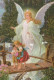 ANGELO Buon Anno Natale Vintage Cartolina CPSM #PAJ145.IT - Angeles