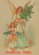 ANGELO Buon Anno Natale Vintage Cartolina CPSM #PAH460.IT - Angels
