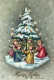 ANGELO Buon Anno Natale Vintage Cartolina CPSM #PAG887.IT - Angels