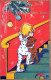 Happy New Year Christmas CHILDREN Vintage Postcard CPSMPF #PKD605.GB - Nouvel An