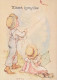 CHILDREN CHILDREN Scene S Landscapes Vintage Postcard CPSM #PBU420.GB - Scènes & Paysages
