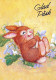 EASTER RABBIT Vintage Postcard CPSM #PBO420.GB - Easter