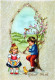 EASTER CHILDREN Vintage Postcard CPSM #PBO291.GB - Pasen