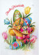 EASTER EGG Vintage Postcard CPSM #PBO167.GB - Pasen