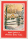 Happy New Year Christmas CHURCH Vintage Postcard CPSM #PBO100.GB - Nouvel An