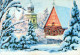 Happy New Year Christmas Vintage Postcard CPSM #PBN176.GB - Neujahr