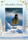 Happy New Year Christmas BIRD Vintage Postcard CPSM #PBM729.GB - Nouvel An