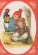 Happy New Year Christmas Children Vintage Postcard CPSM #PBM277.GB - Anno Nuovo