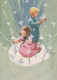 Happy New Year Christmas Children Vintage Postcard CPSM #PBM344.GB - Nouvel An