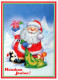 SANTA CLAUS Happy New Year Christmas Vintage Postcard CPSM #PBL109.GB - Santa Claus