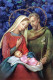 Virgen Mary Madonna Baby JESUS Christmas Religion Vintage Postcard CPSM #PBB776.GB - Jungfräuliche Marie Und Madona