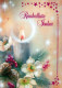 Happy New Year Christmas CANDLE Vintage Postcard CPSM #PBA356.GB - Anno Nuovo