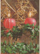 Happy New Year Christmas CANDLE Vintage Postcard CPSM #PAZ477.GB - Anno Nuovo