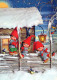 Happy New Year Christmas GNOME Vintage Postcard CPSM #PAY504.GB - Anno Nuovo