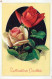 FIORI Vintage Cartolina CPSMPF #PKG107.IT - Blumen