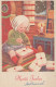 Buon Anno Natale Vintage Cartolina CPSMPF #PKD236.IT - New Year