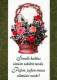 FIORI Vintage Cartolina CPSM #PBZ509.IT - Blumen