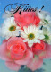 FIORI Vintage Cartolina CPSM #PBZ209.IT - Flowers