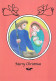 Vergine Maria Madonna Gesù Bambino Religione Vintage Cartolina CPSM #PBQ067.IT - Vierge Marie & Madones