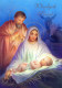 Vergine Maria Madonna Gesù Bambino Natale Religione Vintage Cartolina CPSM #PBP746.IT - Jungfräuliche Marie Und Madona