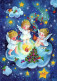 ANGELO Natale Vintage Cartolina CPSM #PBP423.IT - Engel
