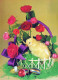 PASQUA POLLO UOVO Vintage Cartolina CPSM #PBP116.IT - Easter